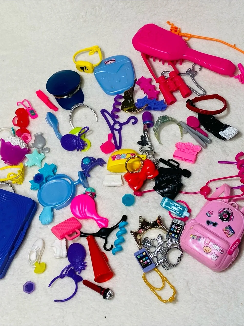 1990s - Modern Barbie Accessory Lot Barbie Bits Barbie Food Barbie Accessories